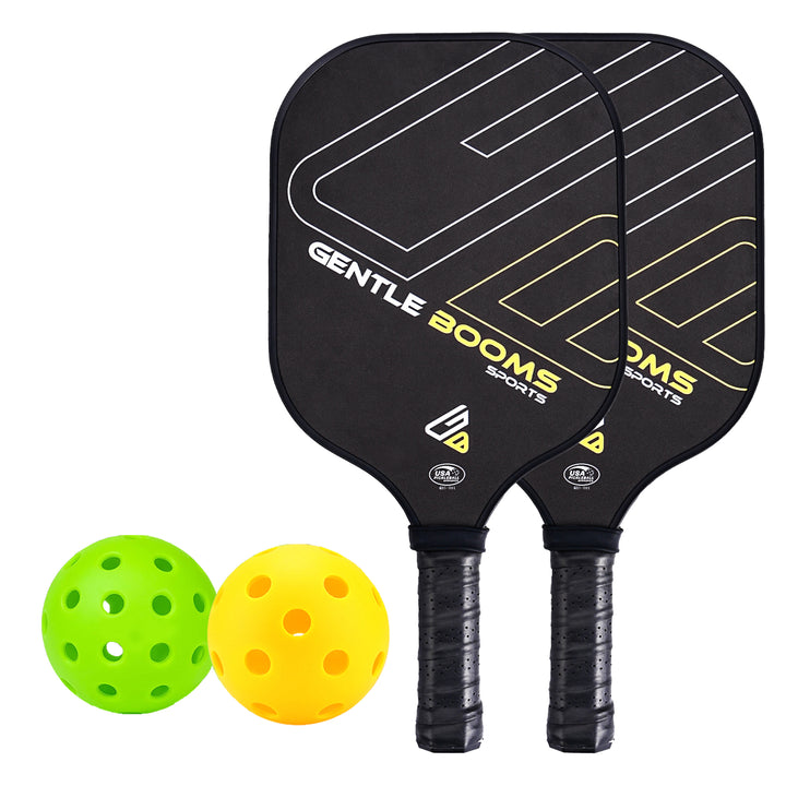 GBS Pickleball Paddles & Balls Set-AFS Elite