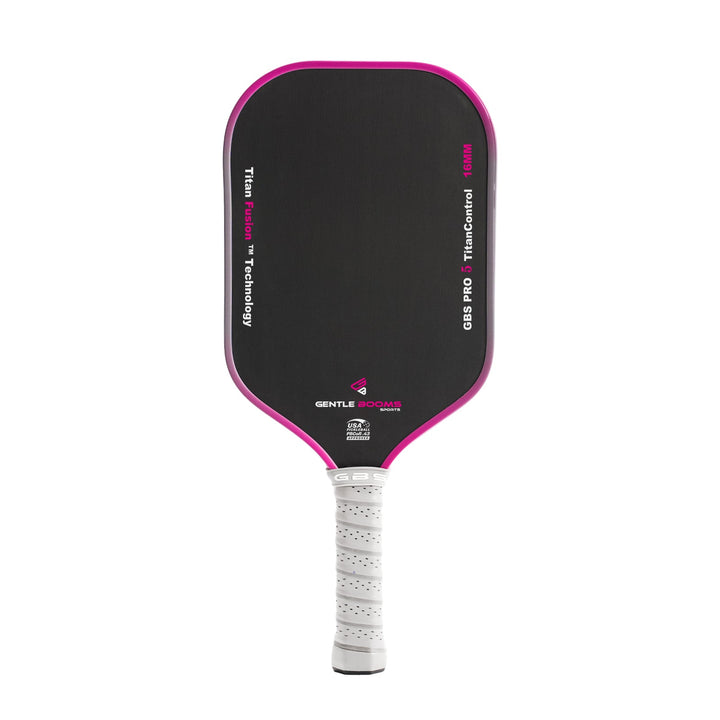 GBS Pro 5 TitanControl 16MM pickleball paddle | 4th - Gen Upgrade - GBSPICKLEBALL