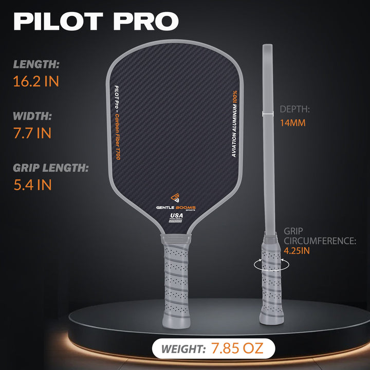 US 2025 NEW GBS Pickleball Paddle - Pilot Pro(T700 Carbon Fiber) - GBSPICKLEBALL