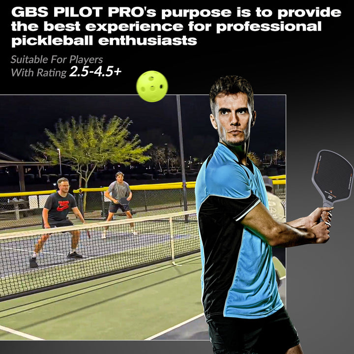 US 2025 NEW GBS Pickleball Paddle - Pilot Pro(T700 Carbon Fiber) - GBSPICKLEBALL