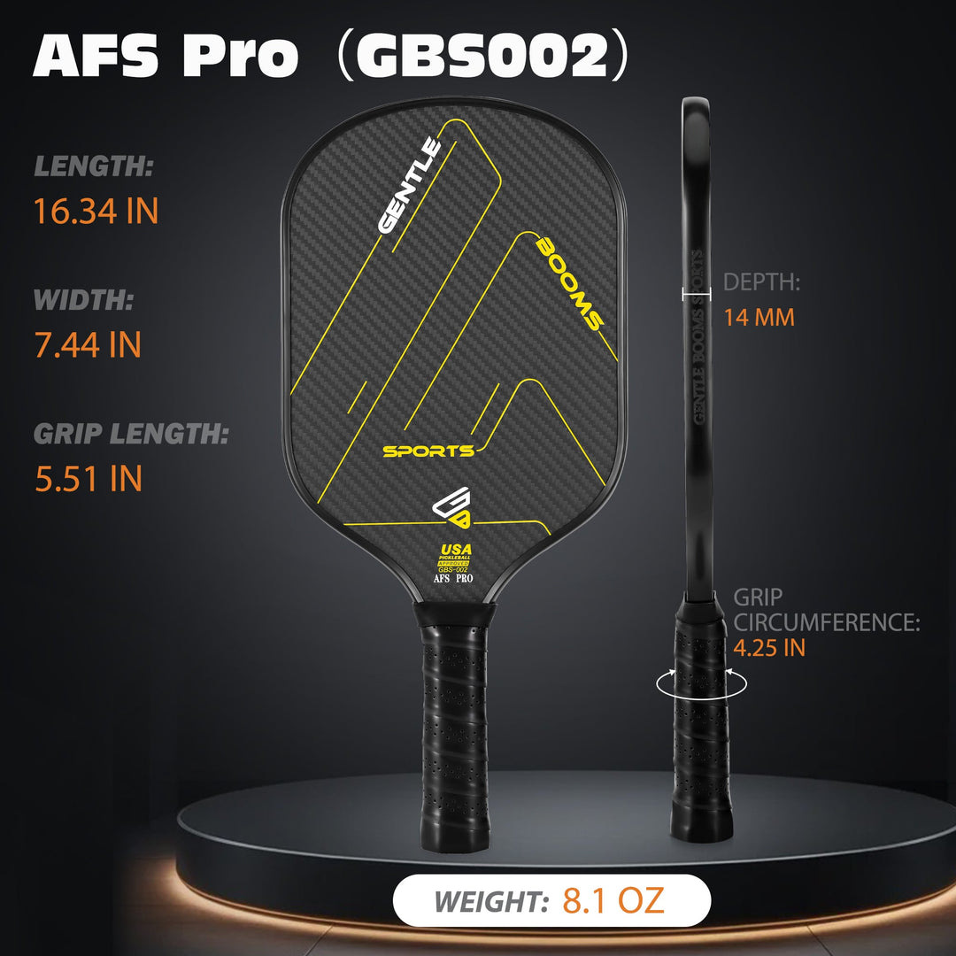 US GBS Pickleball Paddle - AFS Pro（GBS002）(T700 Carbon Fiber&Titanium - Aluminum） - GBSPICKLEBALL