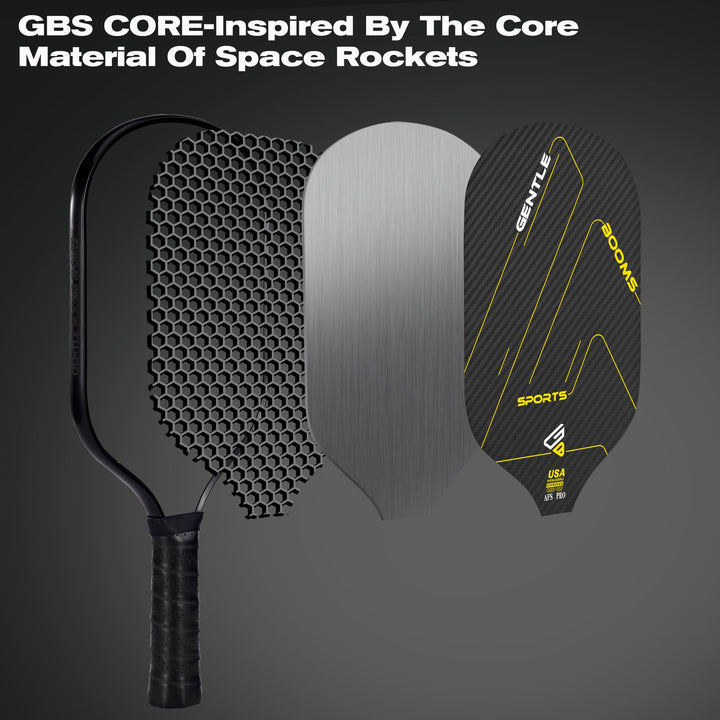 US GBS Pickleball Paddle - AFS Pro（GBS002）(T700 Carbon Fiber&Titanium - Aluminum） - GBSPICKLEBALL